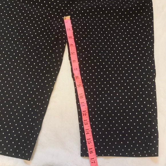 NORTHERN REFLECTIONS WOMENS BLACK & WHITE POLKA DOT CAPRI PANTS/ Size XL - Picture 8 of 9